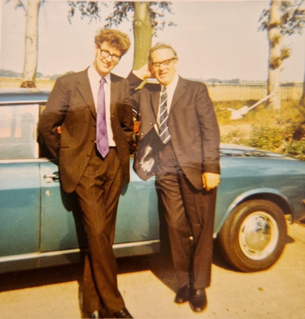 1964 Frank with his dad